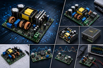 design power electronics pcb, smps, dc dc converter, and power supply circuit