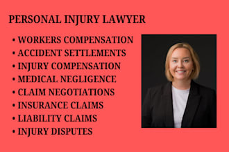 handle accident compensation, insurance negotiations, and injury disputes
