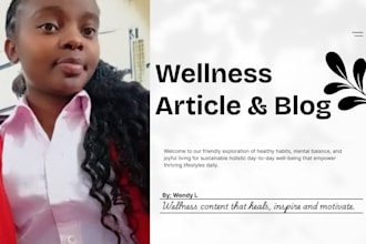 write wellness blog posts that feel human, not clinical