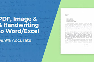 do fast medical data entry and PDF to excel conversion