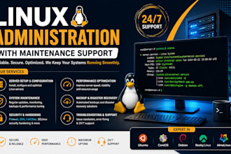 do linux administration , support and maintenance