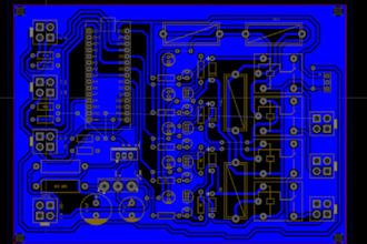 do pcb design schematic layout, electrical, electronic engineering, 3d cad model