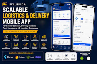 build a scalable logistics and delivery mobile app