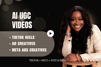 ecommerce ugc meta ad creatives, tiktok reel ads, ai ugc video ads