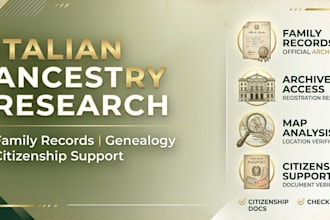 research your italian ancestors, family records, genealogy records, citizenship