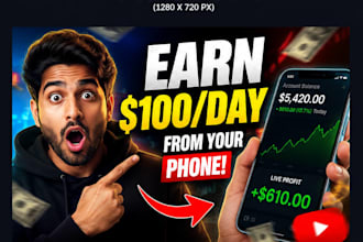 make modern and professional thumbnails