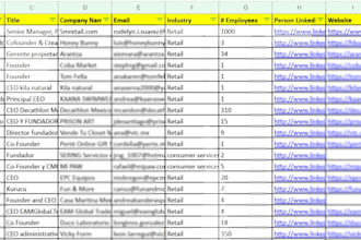 do linkedin data enrichment, list building, and email finding