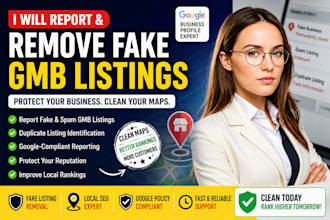 remove spam, fake, duplicate gmb listings and reinstate google business profile