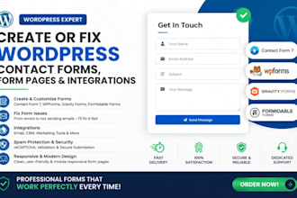 create wordpress contact forms form pages and integrations