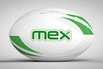 design and visualize custom rugby balls for production