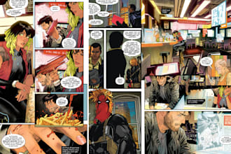 comic book illustration graphic novel comic artist comic strip webcomic art