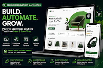 develop ecommerce stores and automation solutions