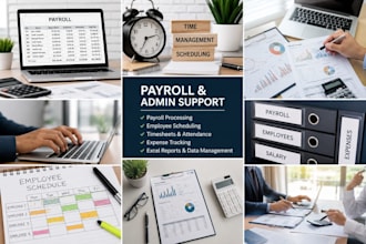 do payroll processing, timesheet tracking, and payroll support