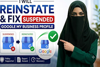 reinstate and fix suspended google my business profile