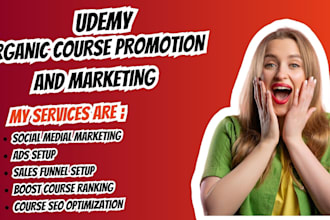 udemy course promotion and online course marketing to 1 million active audience