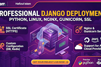 deploy python django project on linux vps server with ssl