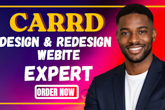 redesign carrd website edit carrd website design carrd website or landing page