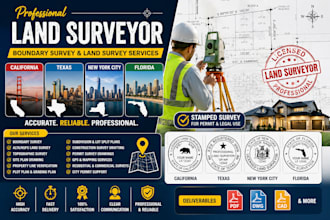 california tx new york city fl stamp land surveyor, boundary survey