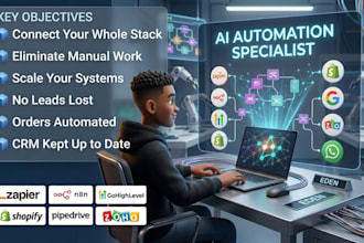 zapier n8n shopify pipedrive zoho gohighlevel automation n8n shopify ai agent