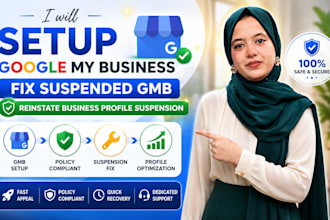 setup google my business fix suspended gmb reisntate business profile suspension