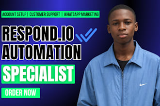 setup and automate respond io customer support respond io whatsapp respond io
