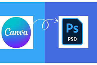 convert psd to canva or photoshop design to canva editable