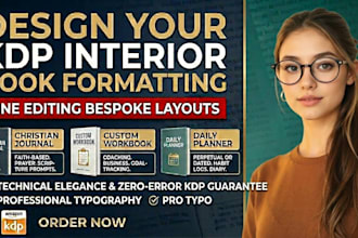 design a christian journal, custom workbook,  journal planner and KDP interior