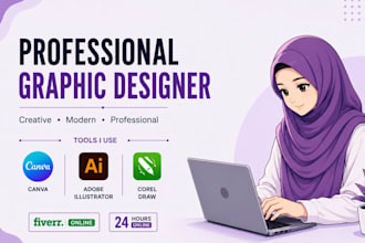 design professional coreldraw, canva flyer and brochure