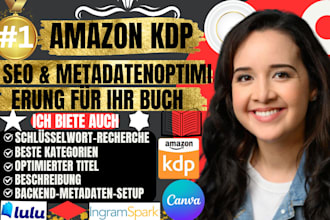 optimiere die SEO keywords und metadaten ihres amazon KDP buches
