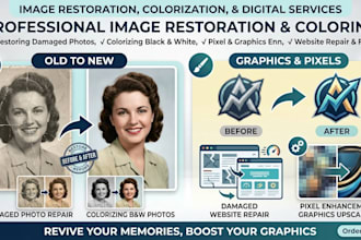 restore your precious, damaged, and old photos