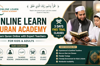 be your expert online quran tutor with tajweed and islamic studies