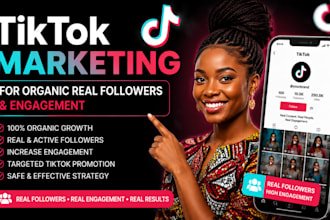 do tiktok marketing and organic promotion for follower growth and engagement