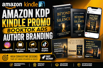 design amazon KDP and kindle book promo graphics