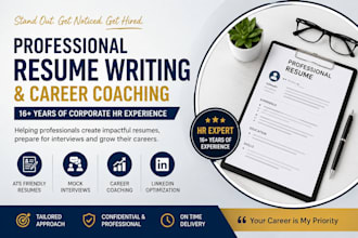 create ats friendly resumes and provide career coaching