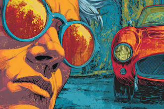create authentic retro comic illustration