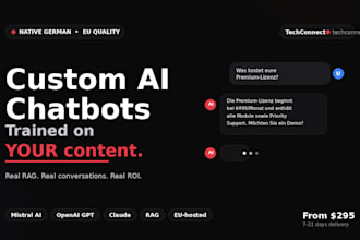 build a custom ai chatbot trained on your content