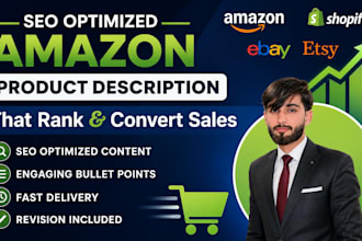 write SEO amazon product listings that sell