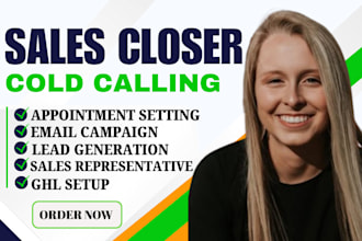 be salesperson sales closer sales representative cold caller high ticket closer