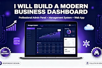 build a modern business dashboard or management system