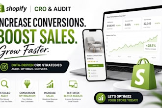 do shopify cro audit, shopify store audit to increase conversions