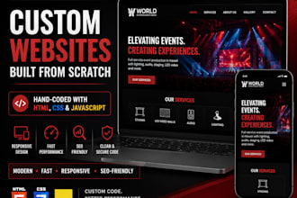build a custom responsive website
