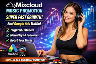 do professional mixcloud music promotion for super fast growth using google ads
