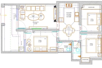 relayout building plan drafting, cad floor plan, autocad furniture, room layout