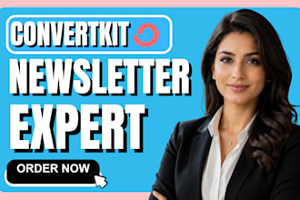 setup convertkit email sequences convertkit newsletter kit landing page expert
