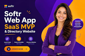 build custom softr web app saas mvp and directory website