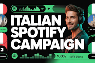 do italian spotify music promotion and album promotion