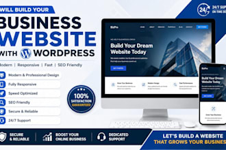 build your business website with worldpress
