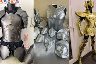 custom 3d cosplay creation wearable cosplay armor helmet mask eva foam cosplay