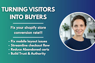 fix shopify store conversion rate and do store audit