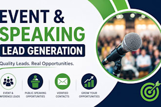 provide targeted event and conference leads generation